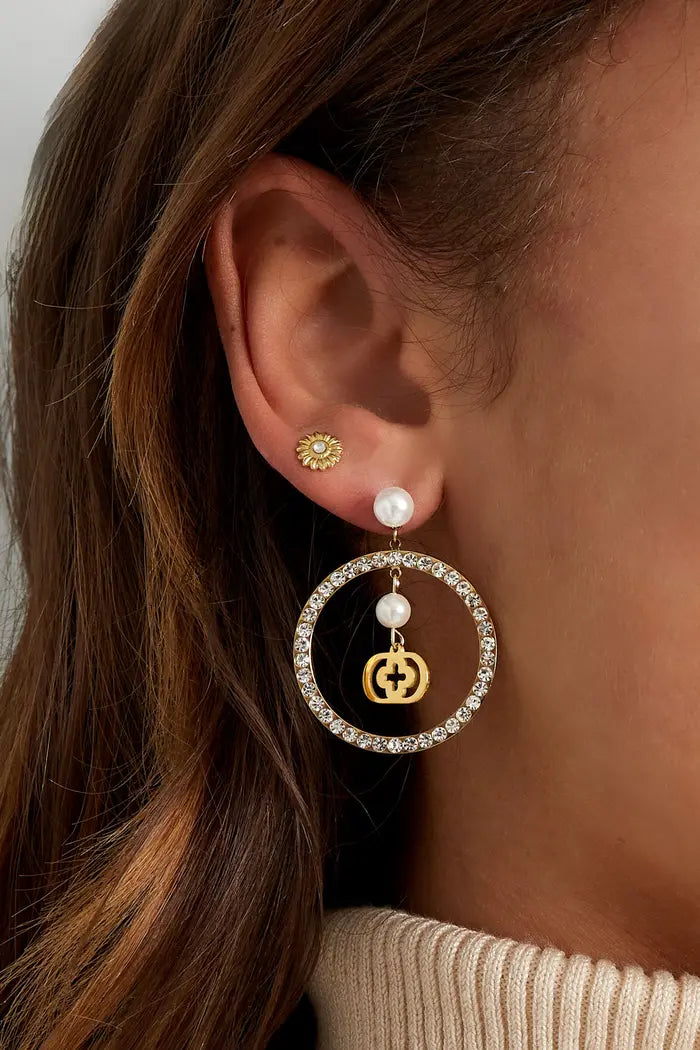 Ohrring "Charm" in Gold oder Silber