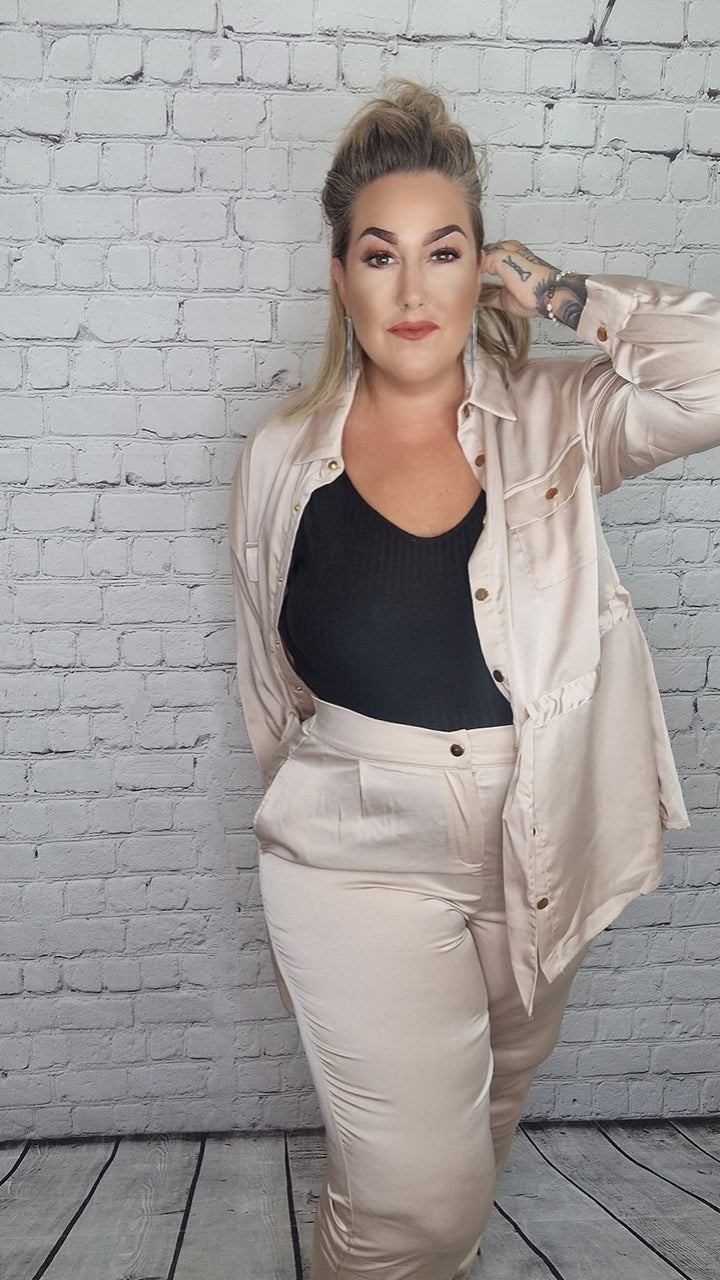 Satin Jacke "Shine"