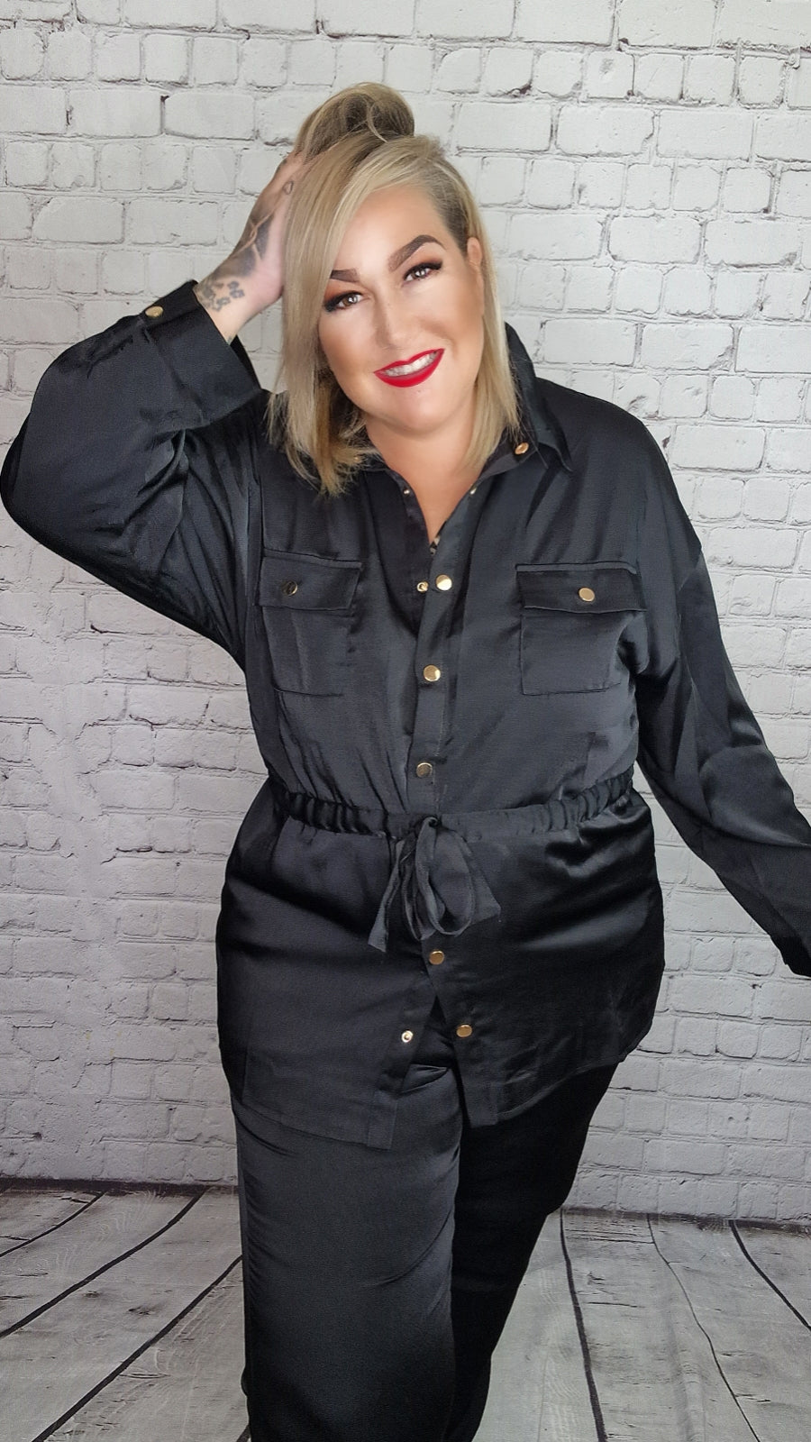 Satin Jacke "Shine"