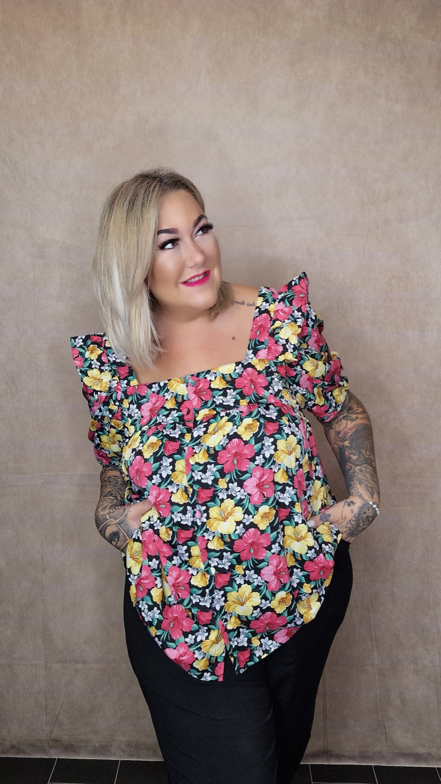 Bluse "Flower"
