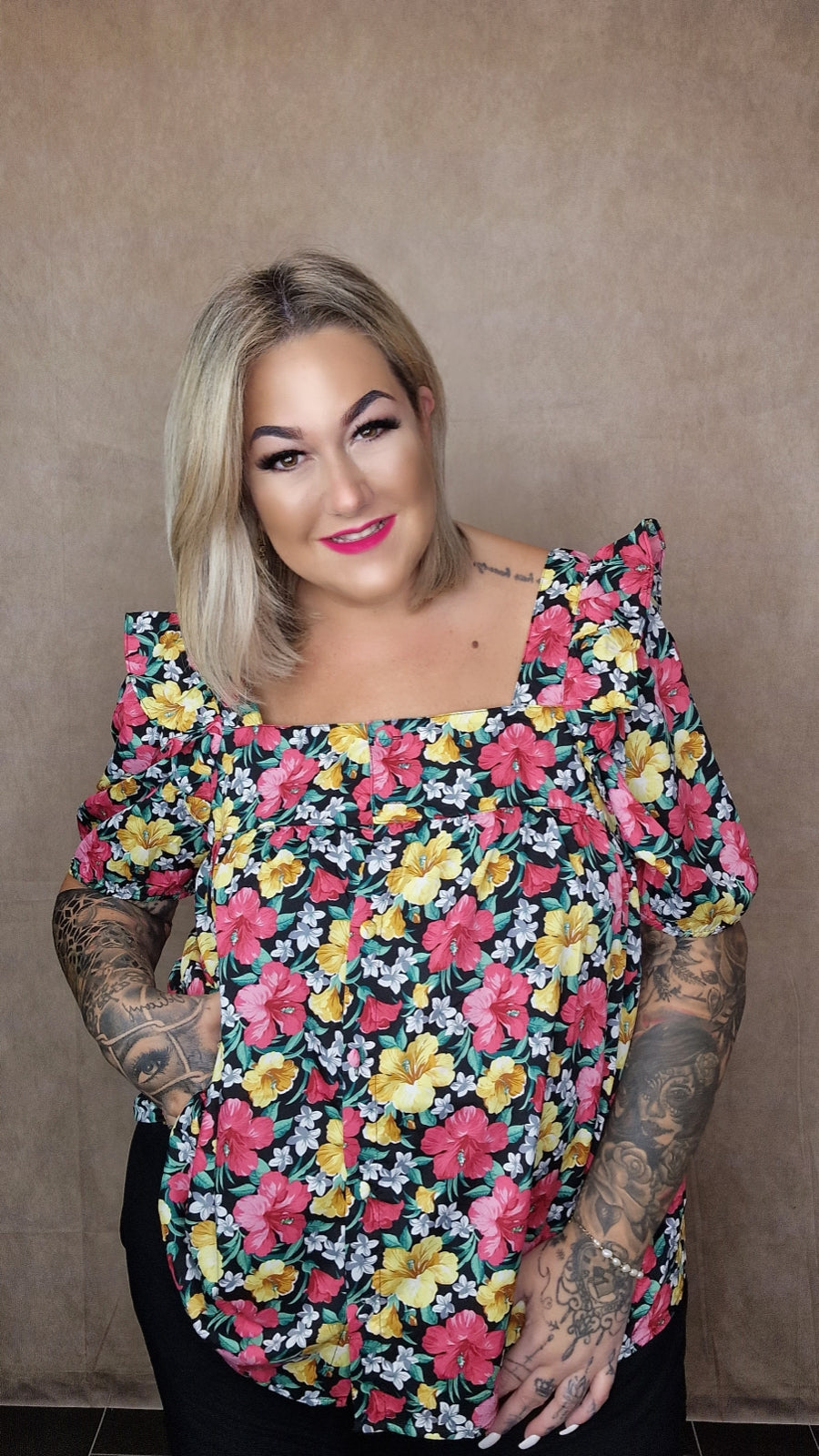 Bluse "Flower"