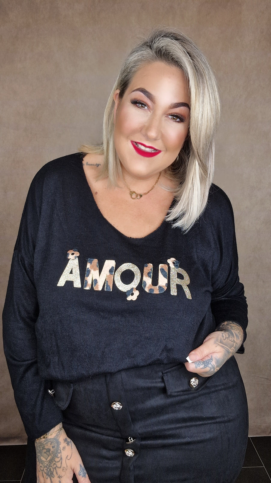 Long Shirt "AMOUR"