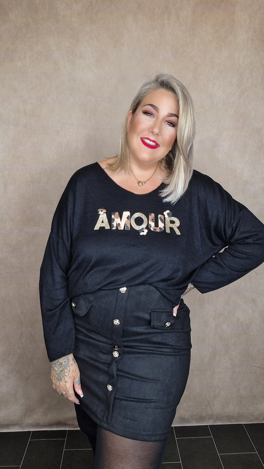Long Shirt "AMOUR"