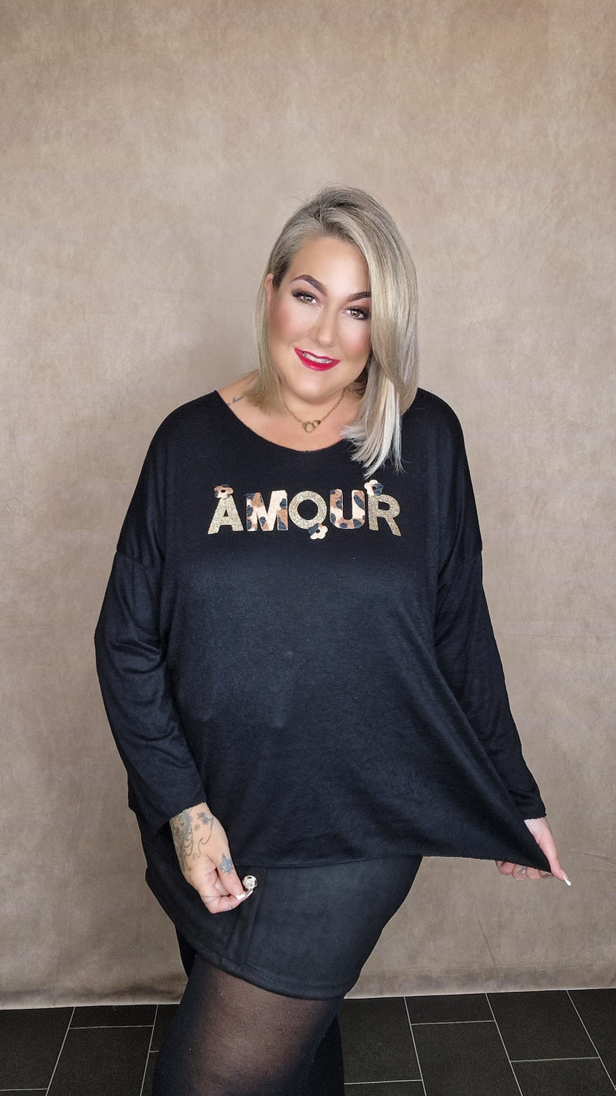 Long Shirt "AMOUR"