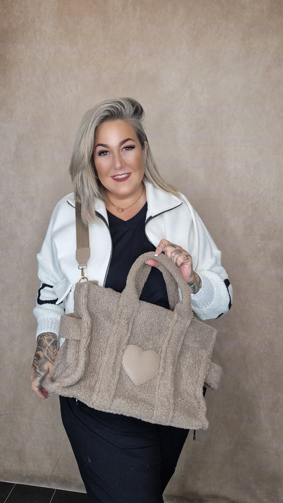 Teddyfell Tasche "🤎"