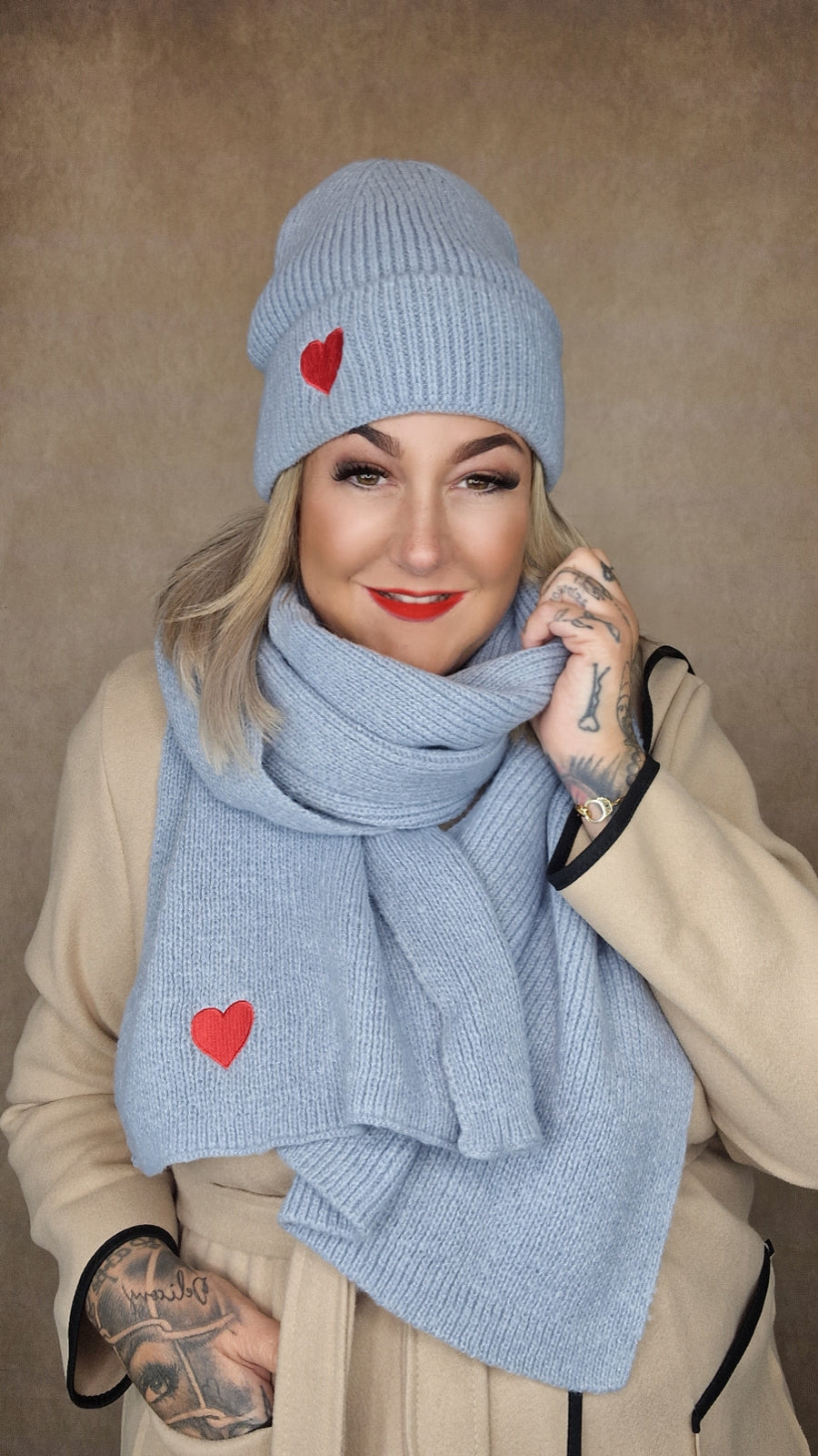 Schal " Heart "❤