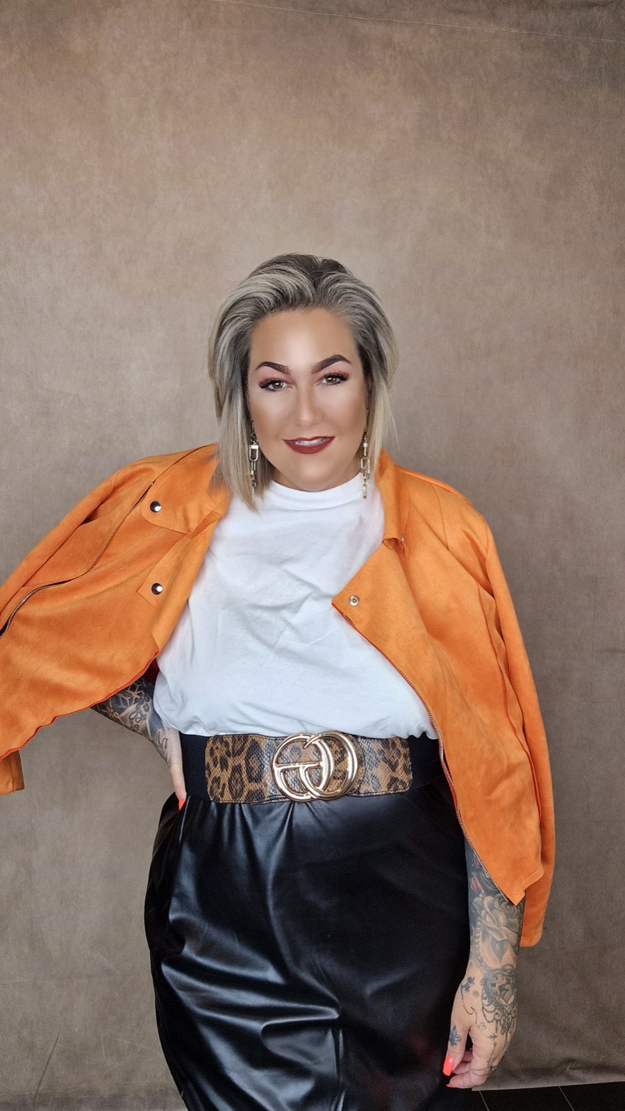 Wildleder Optik Jacke "Amber"