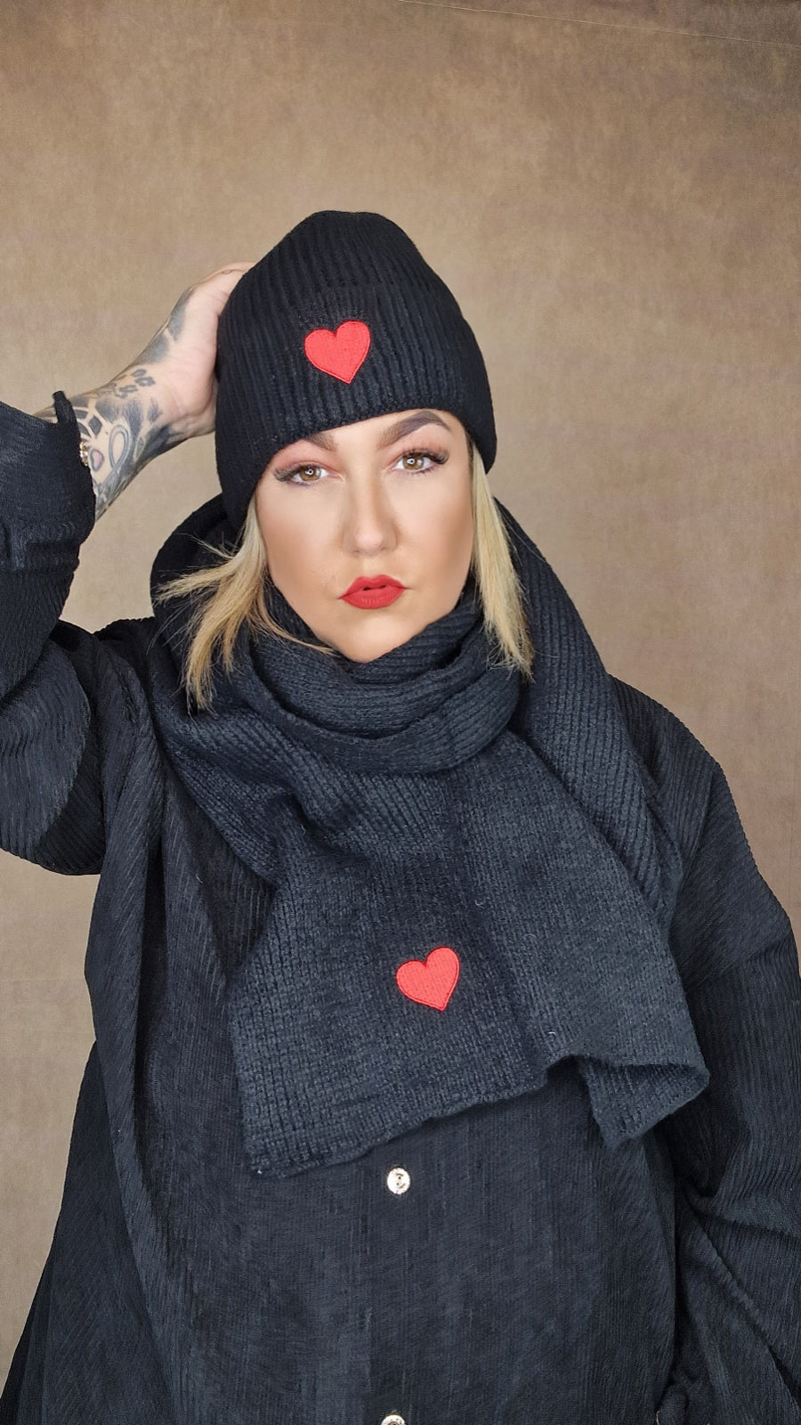 Schal " Heart "❤