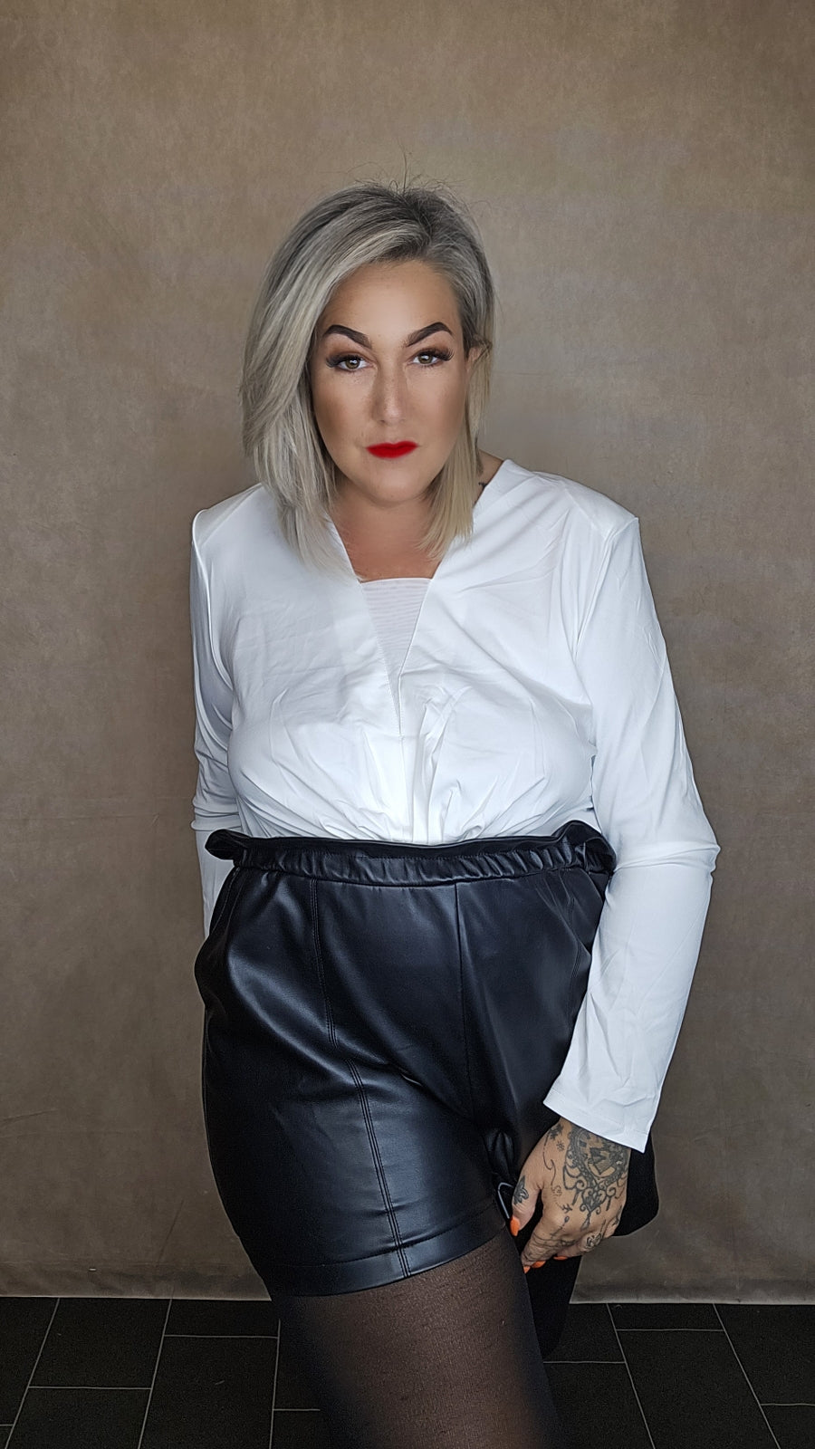 Blusen Body "Snow"