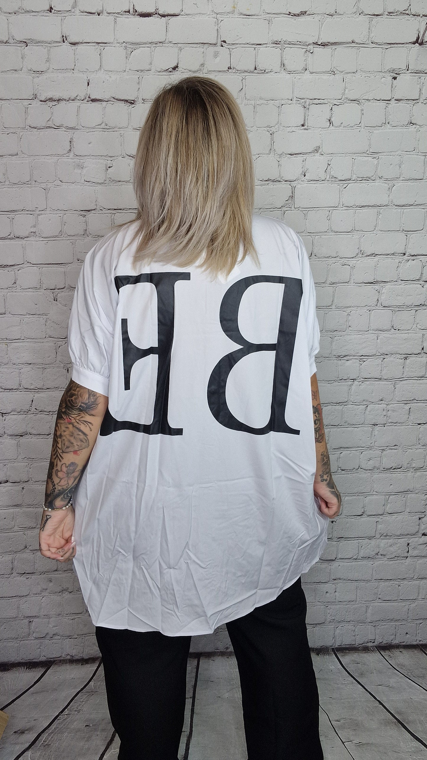 Oversize Bluse "BABE"