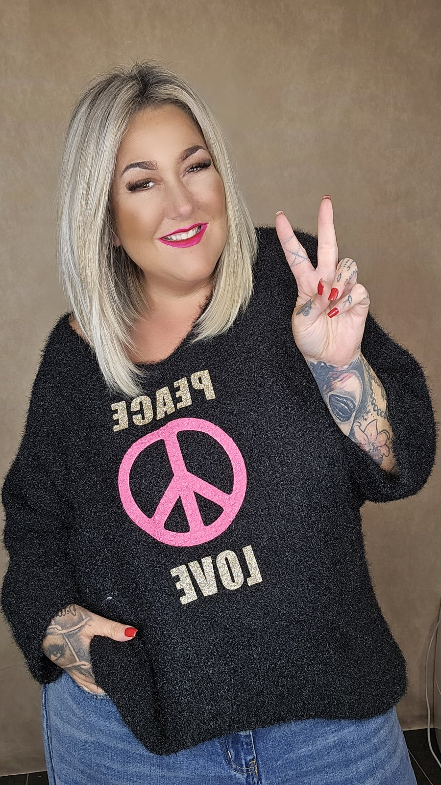 Pullover "Peace&Love"