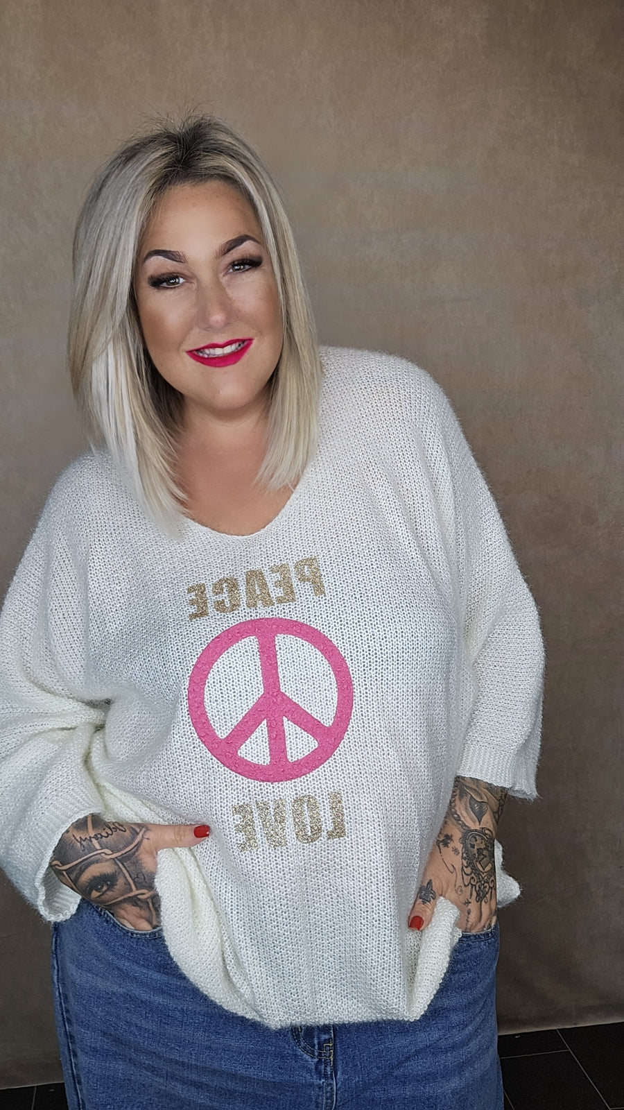 Pullover "Peace&Love"