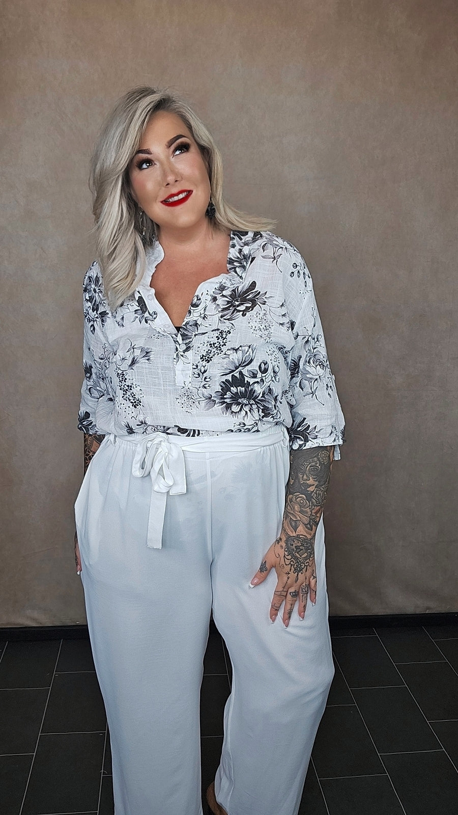 Hose "Lina" in schwarz oder weiss