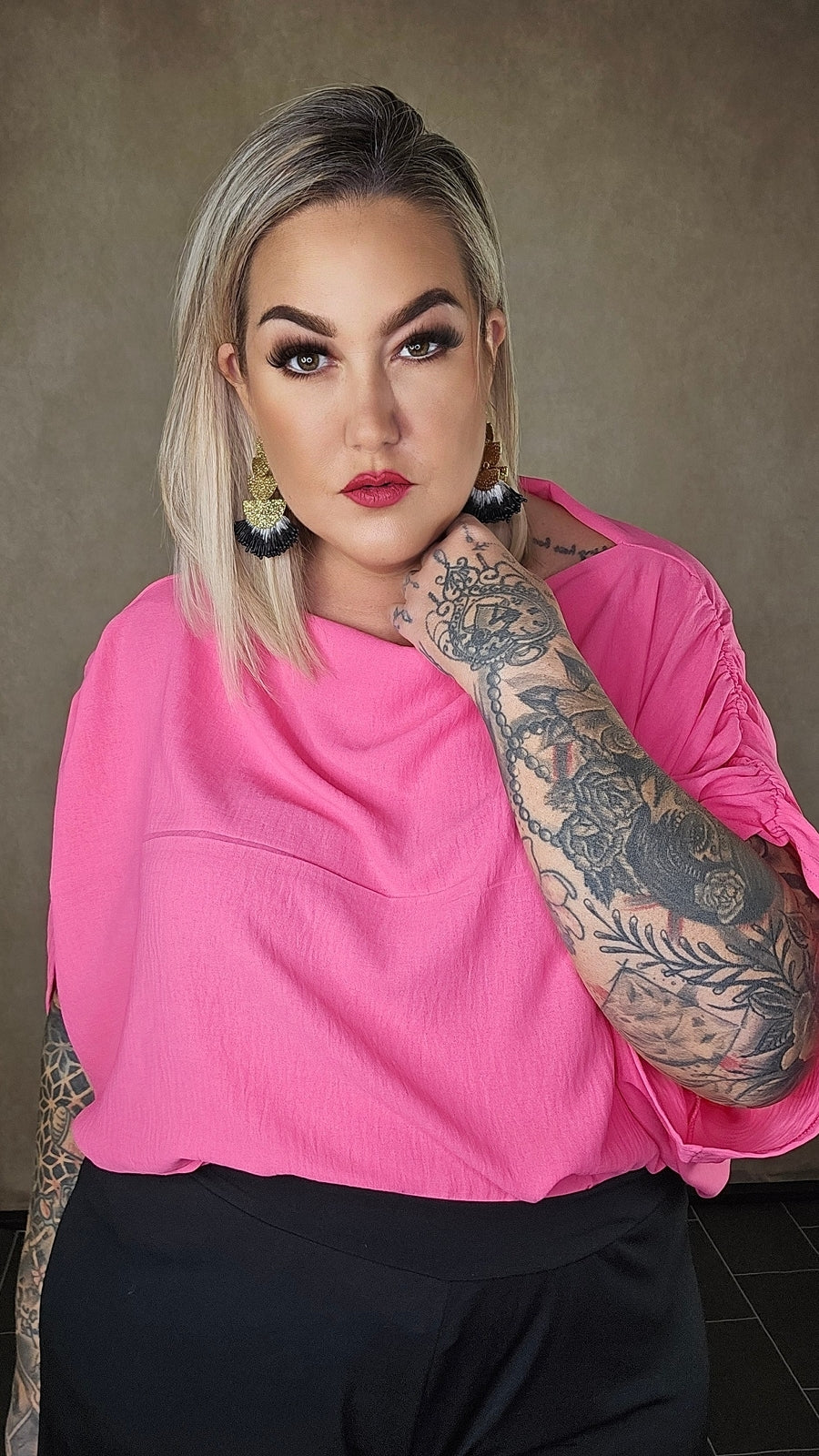 Oversize Shirt "Maliya" Rosa