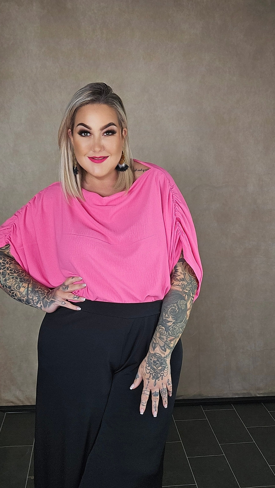 Oversize Shirt "Maliya" Rosa