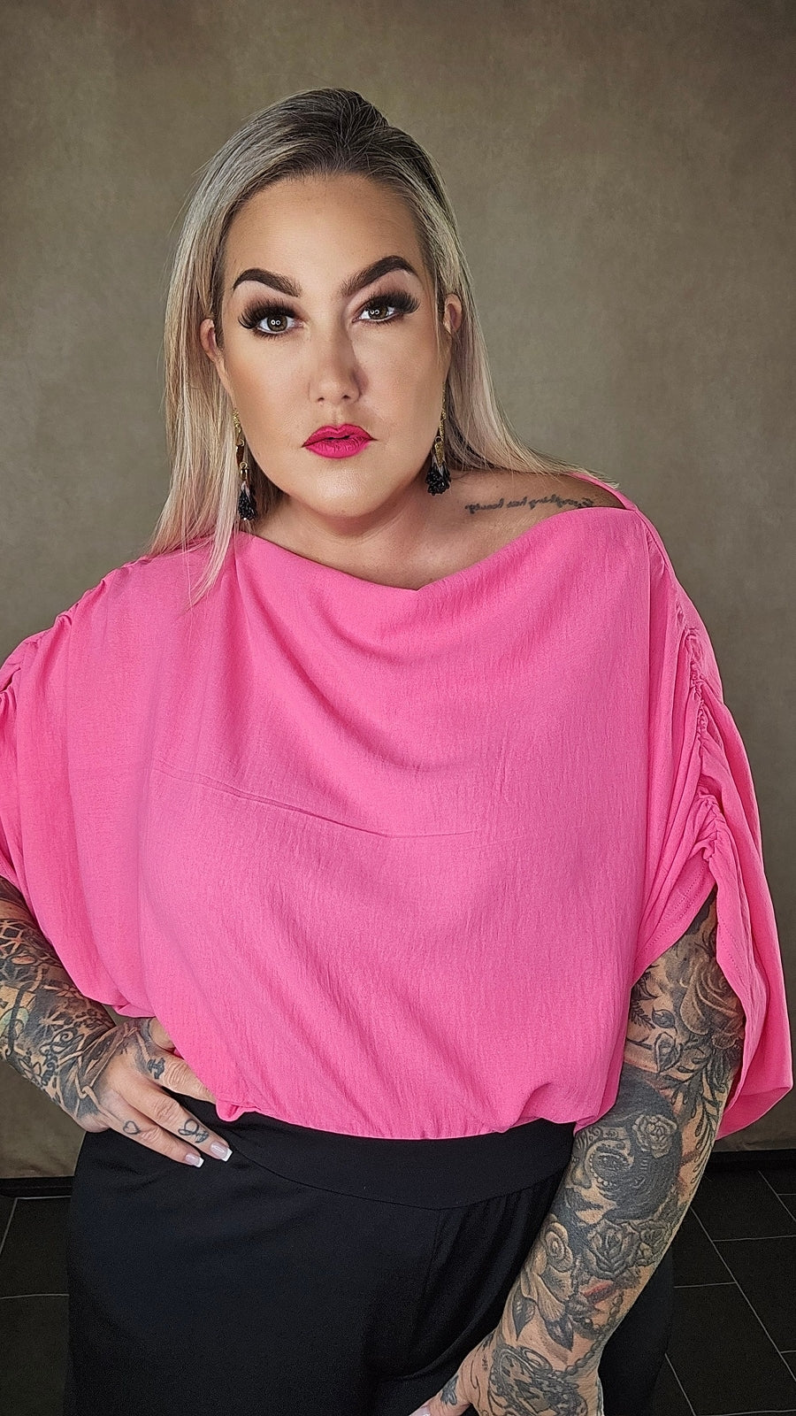 Oversize Shirt "Maliya" Rosa