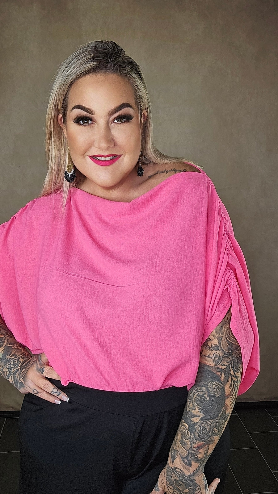 Oversize Shirt "Maliya" Rosa