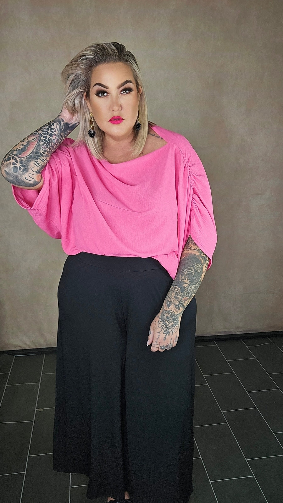 Oversize Shirt "Maliya" Rosa