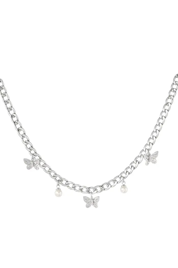 Gliederkette "Schmetterling" in Gold oder Silber