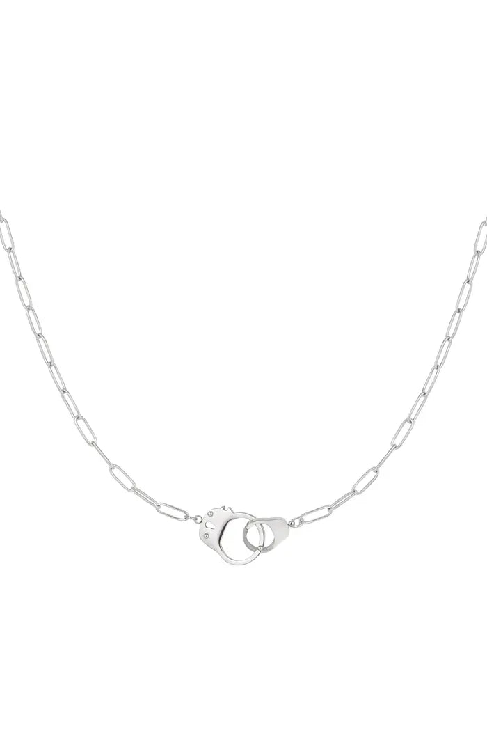 Kette "Handcuff" in Silber oder Gold