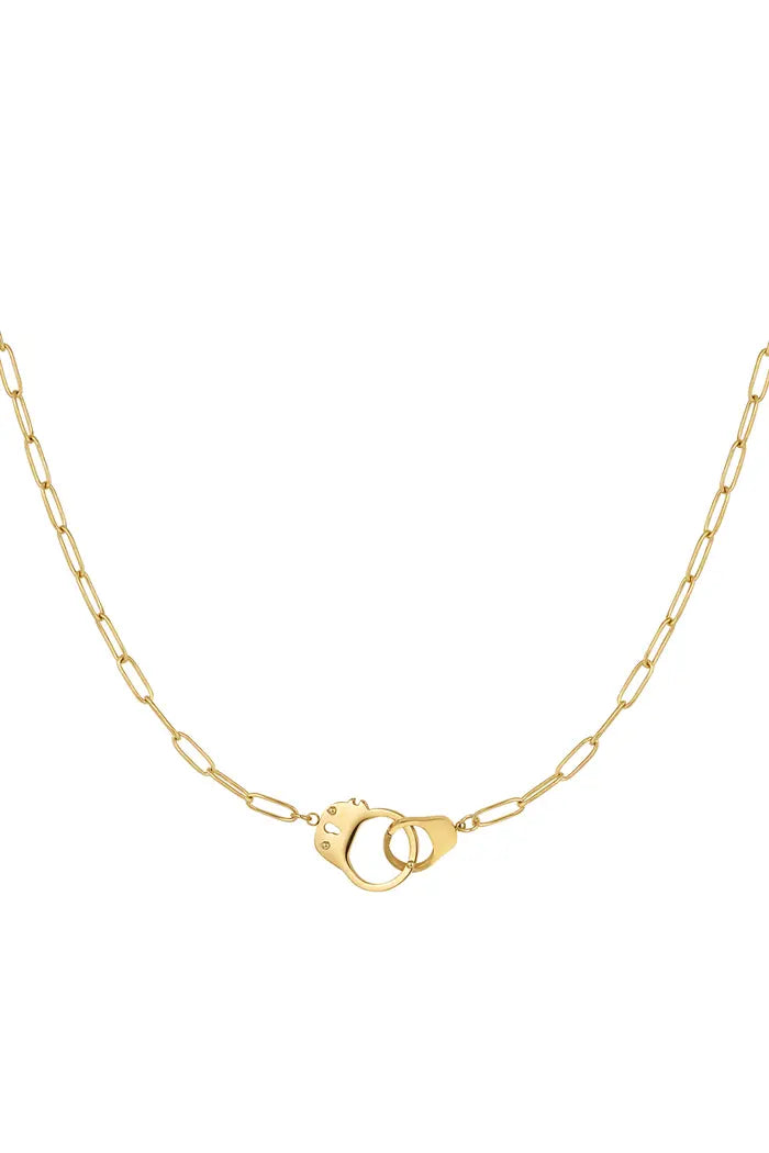 Kette "Handcuff" in Silber oder Gold