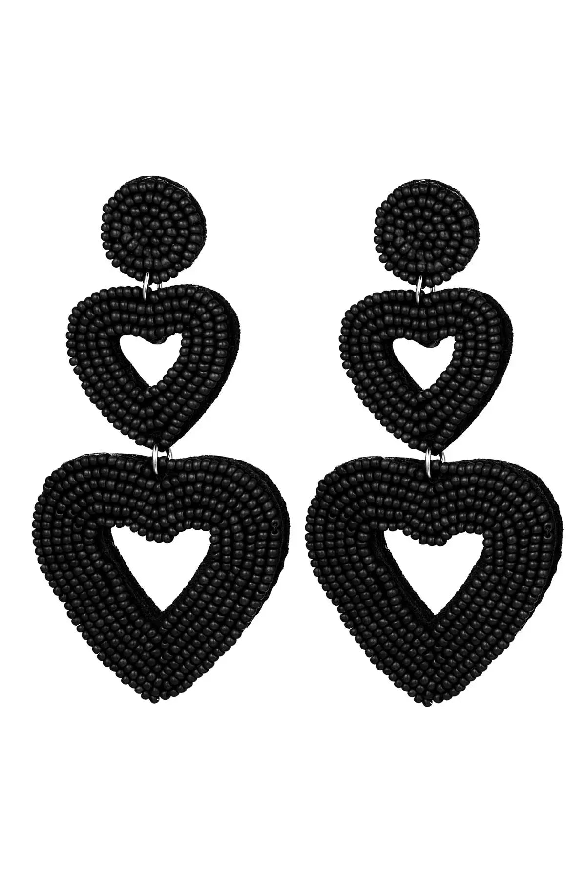 Herz Ohrringe verschiedene Farben