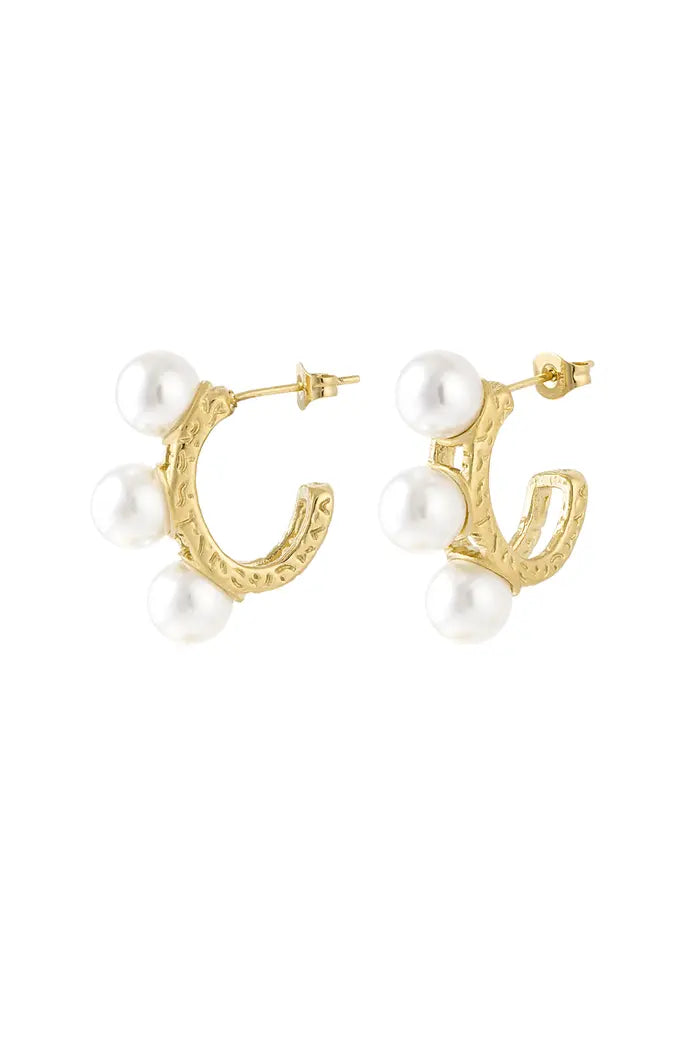 Ohrring "Perla" in Gold oder Silber