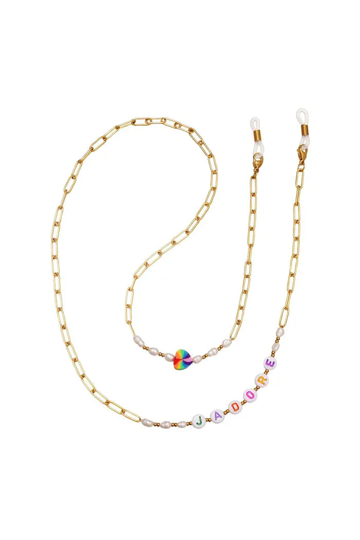 Sonnenbrillen Kette "Jadore"