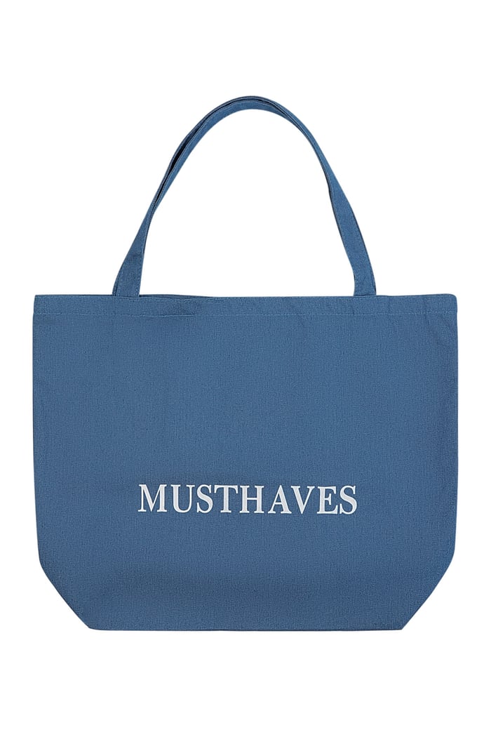 Shopping Bag Denim "MUSTHAVES"