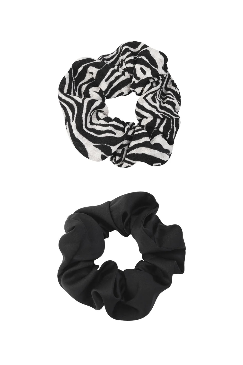 Scrunchie Set Wild Duo - braun schwarz
