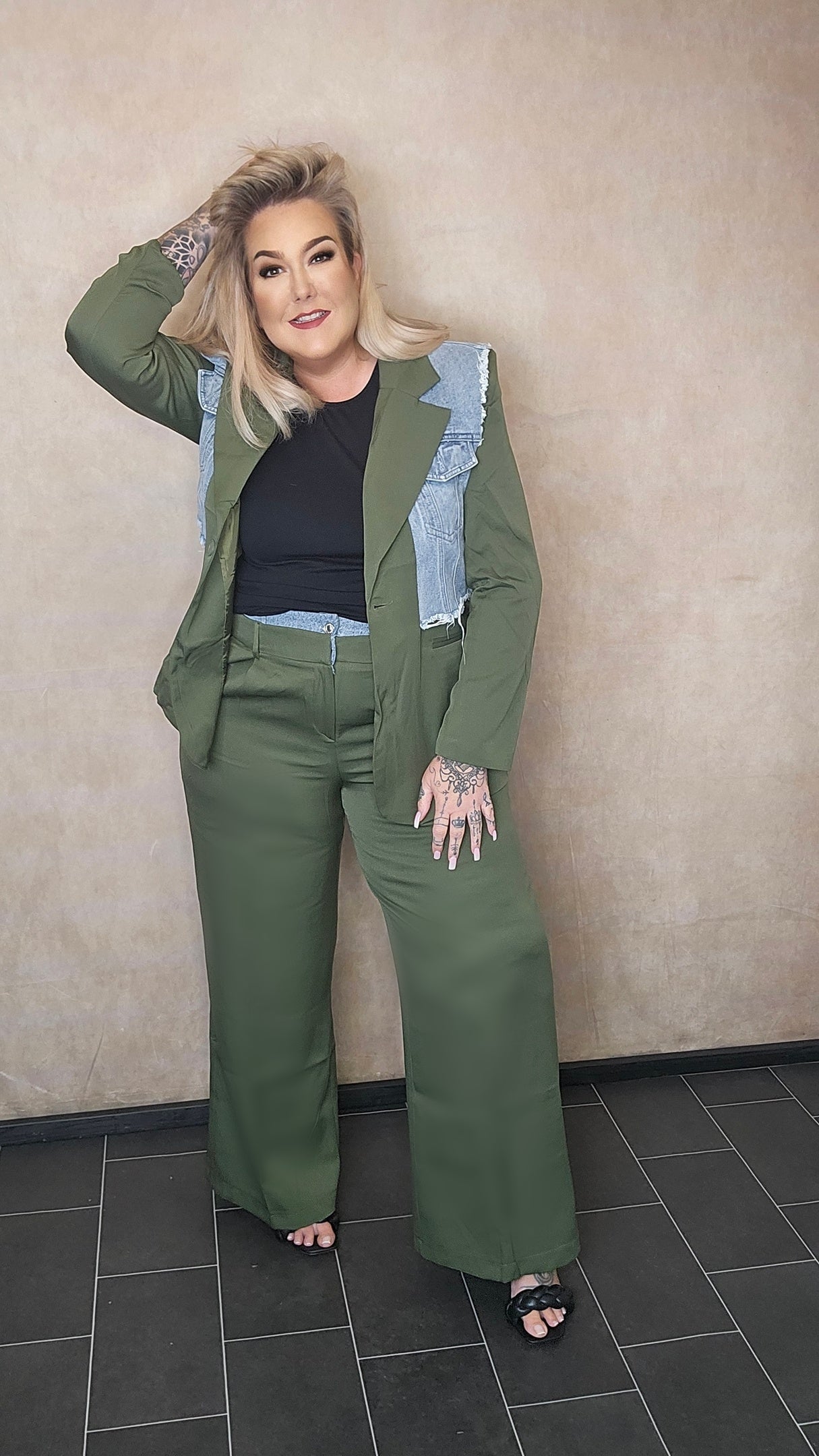 Anzugshose "Angel" Khaki