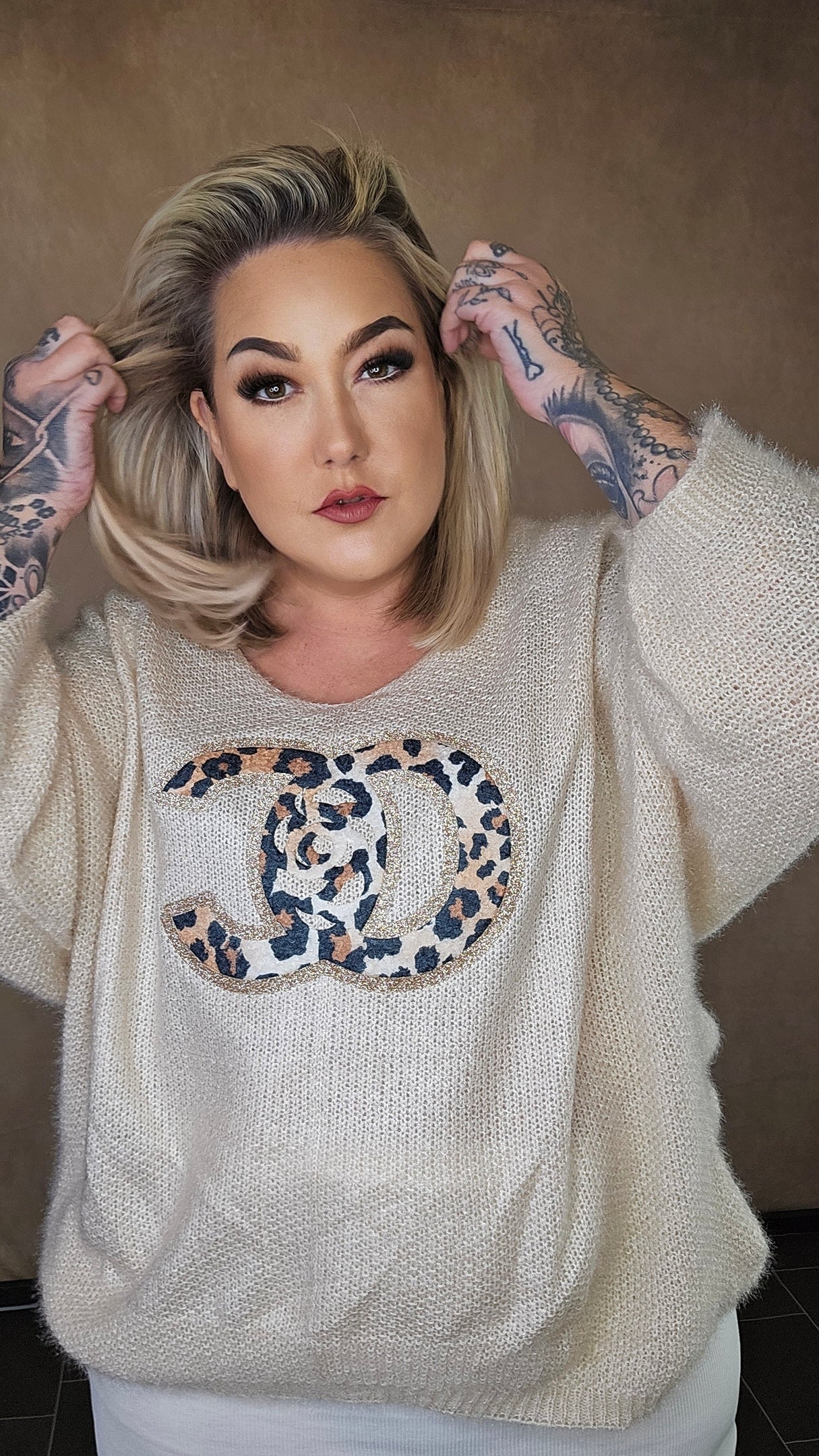 Pullover "CC" Ivory 🤍