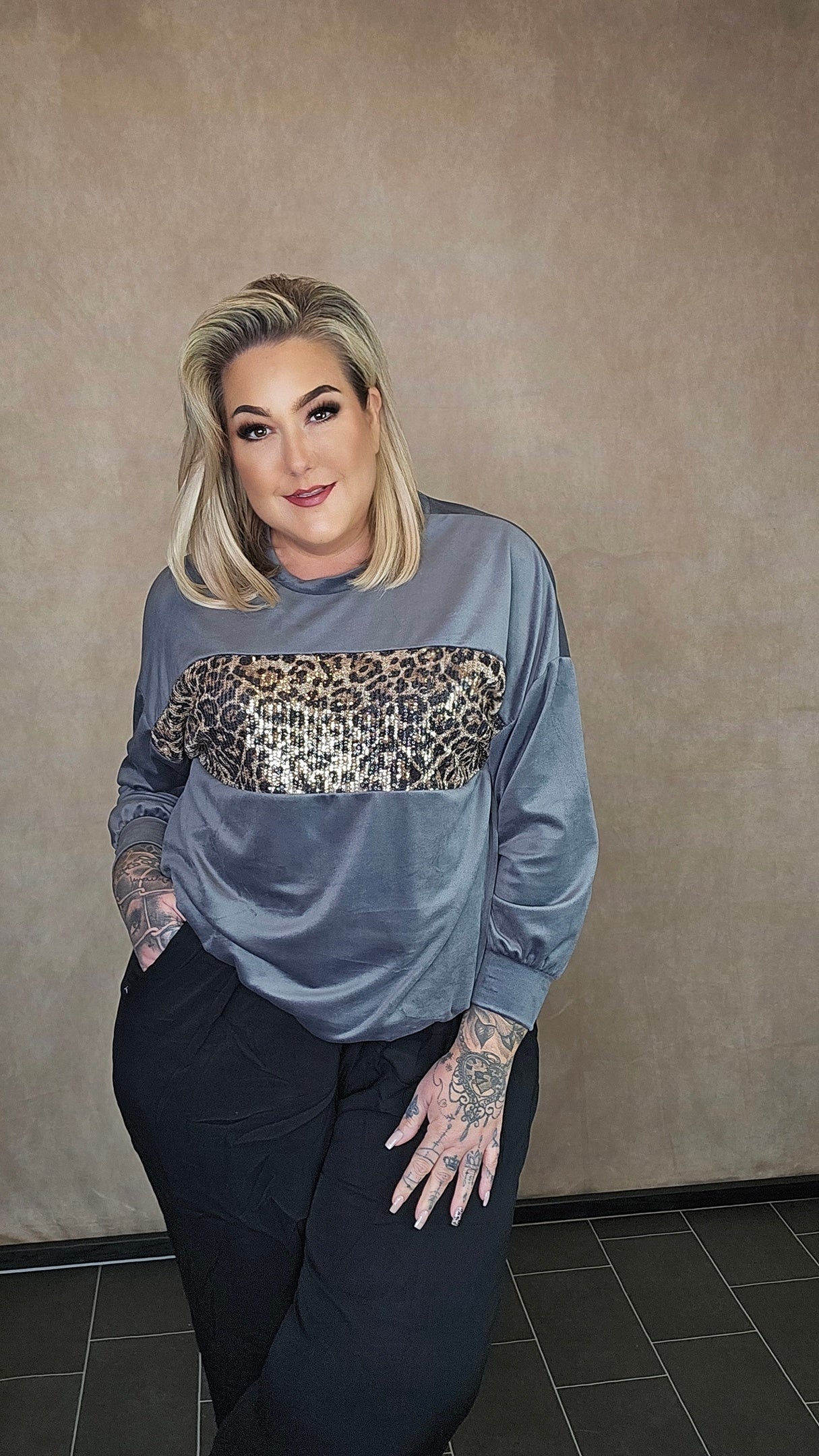 Pullover "Samt Glam"