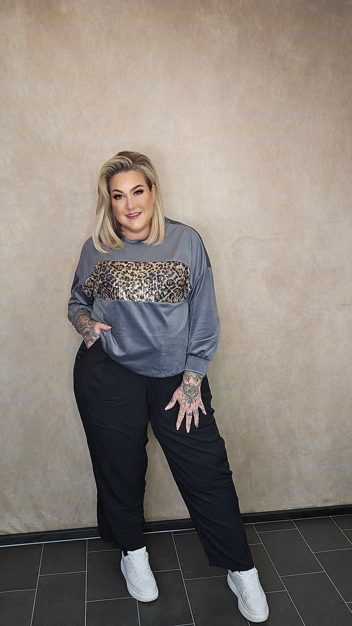 Pullover "Samt Glam"