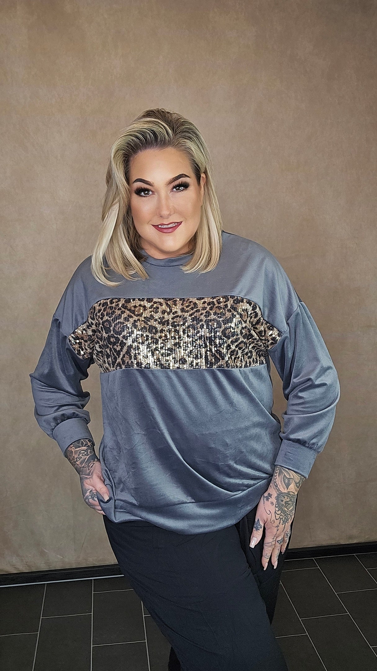 Pullover "Samt Glam"