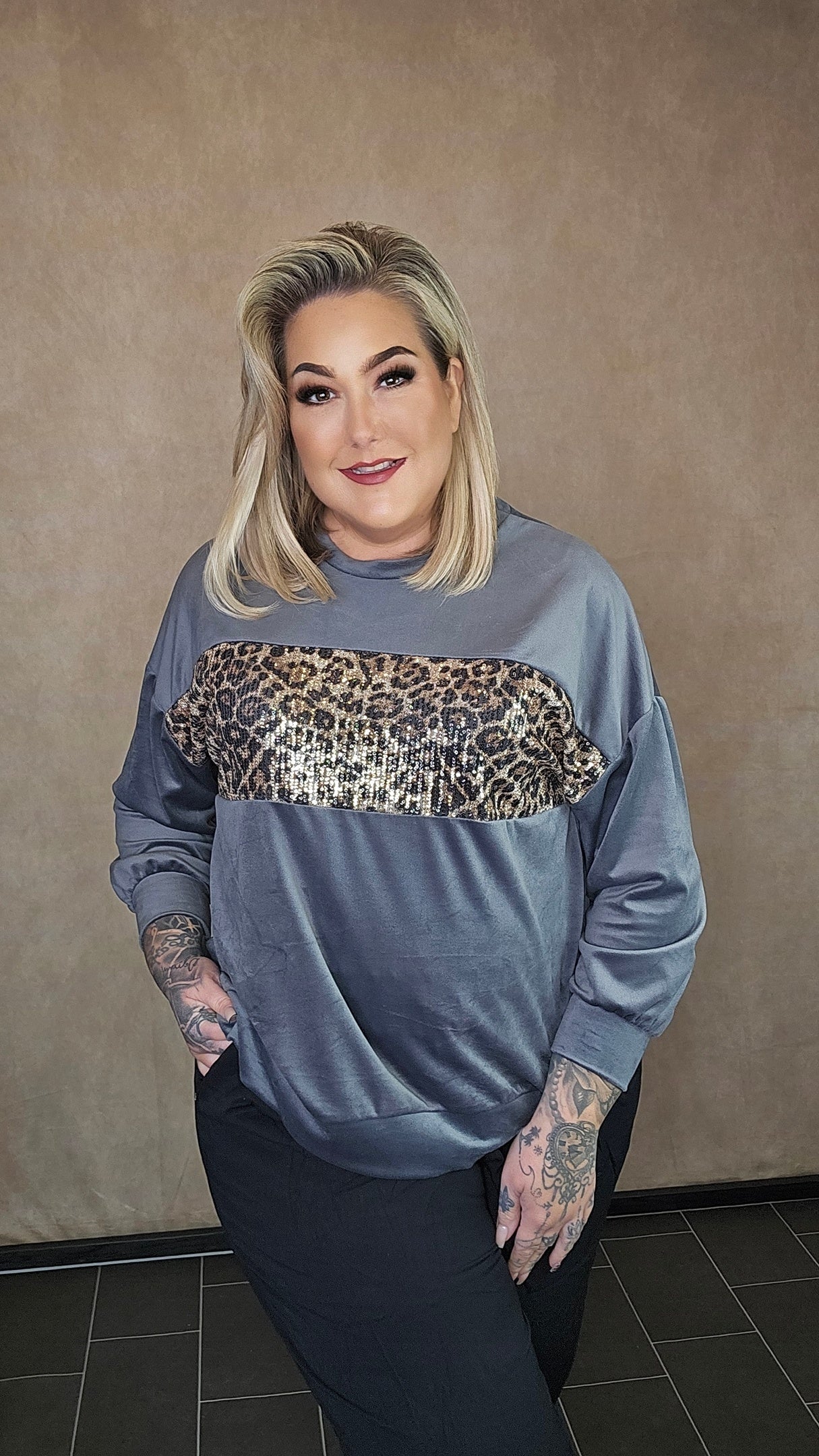 Pullover "Samt Glam"