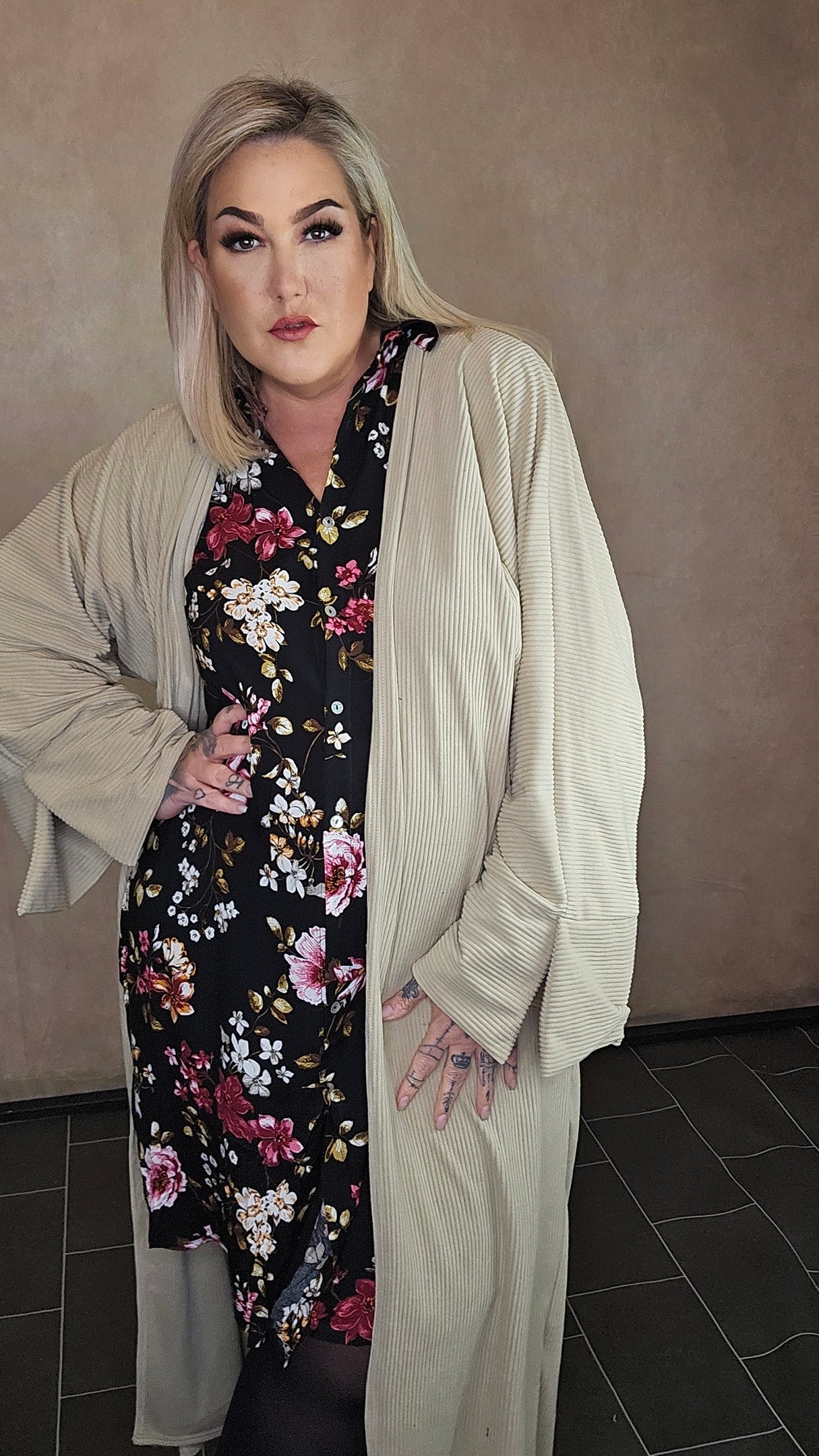 Kimono "Asena" in beige
