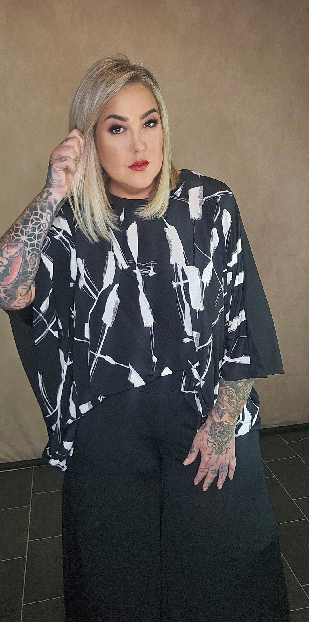 Langes Tunka Shirt "Alessia"