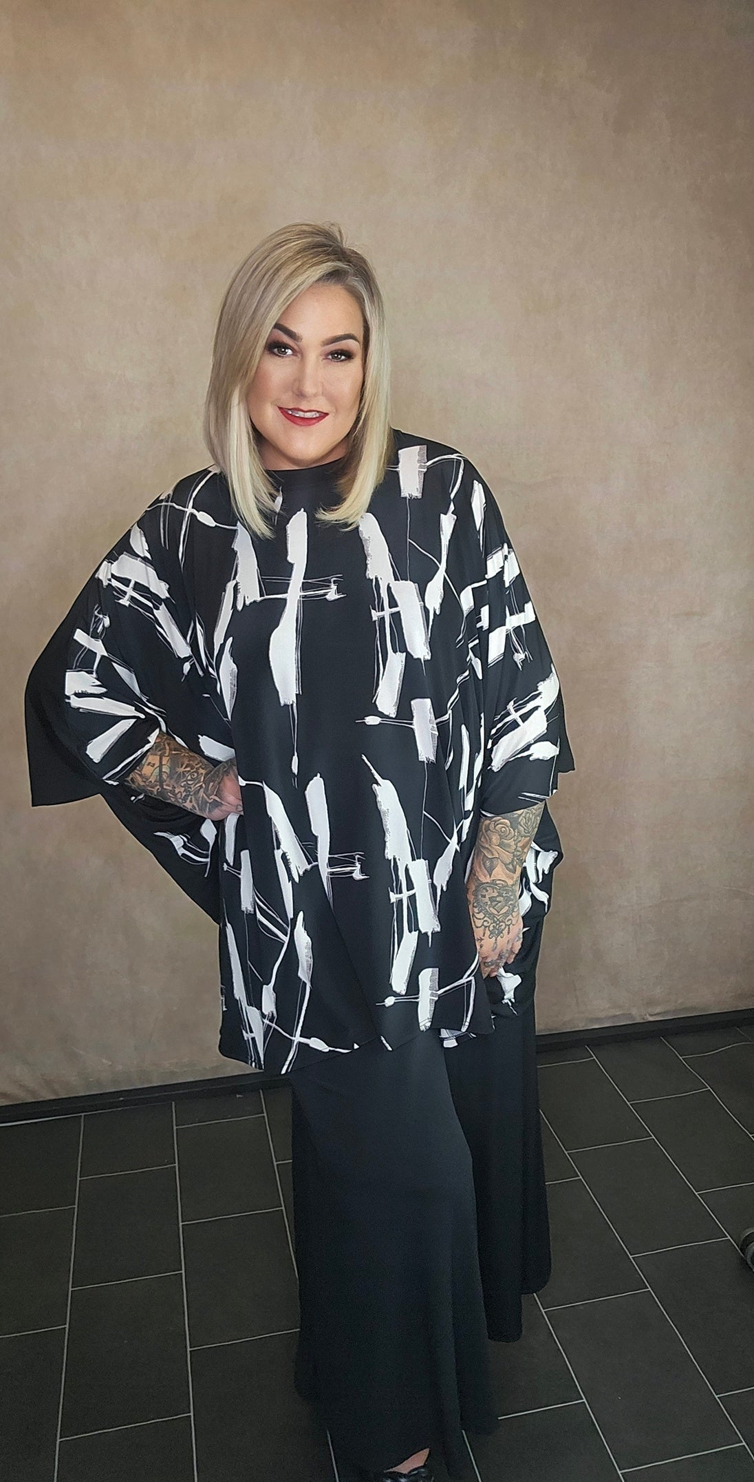Langes Tunka Shirt "Alessia"