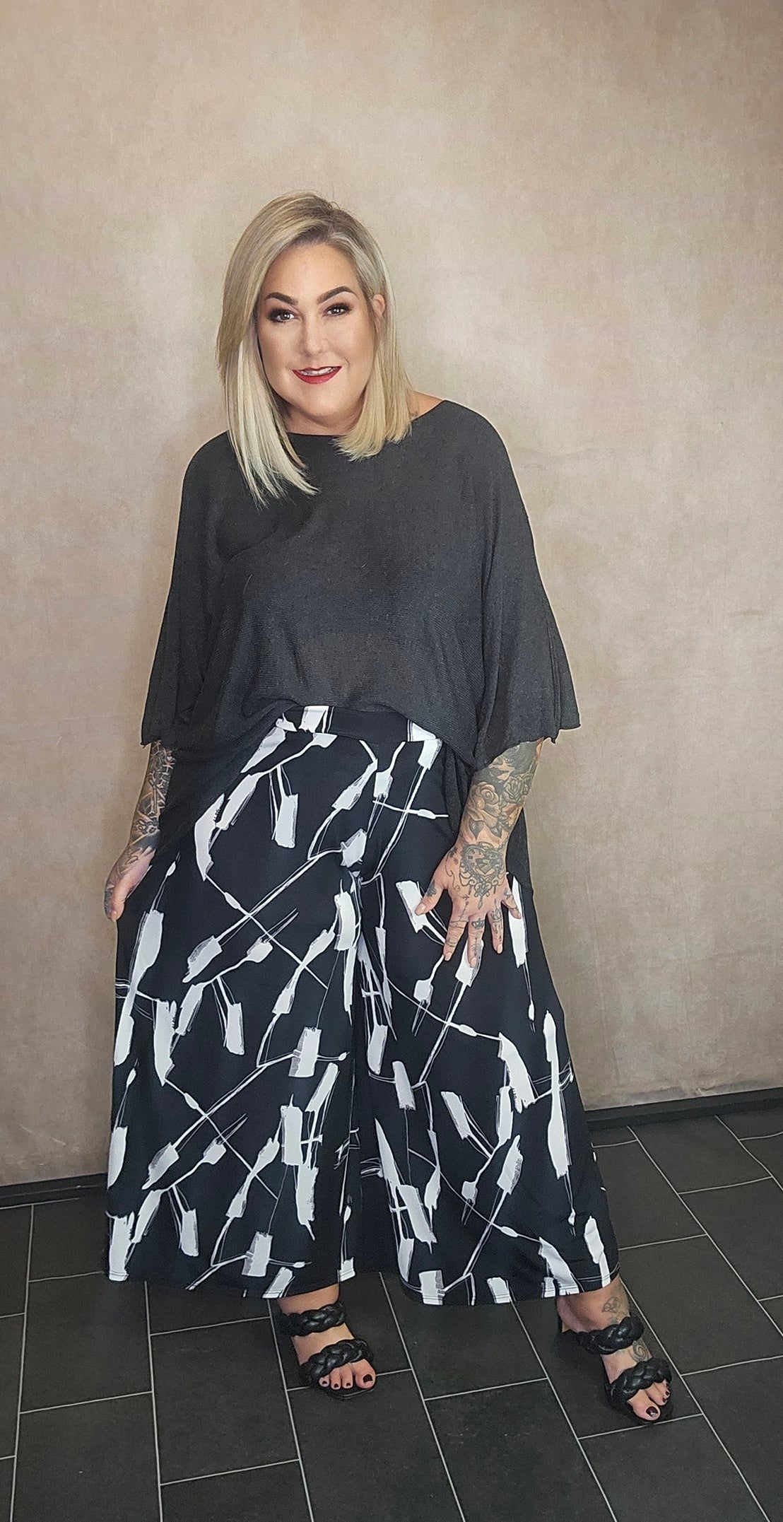 super Wide Leg Hose "Alessia"