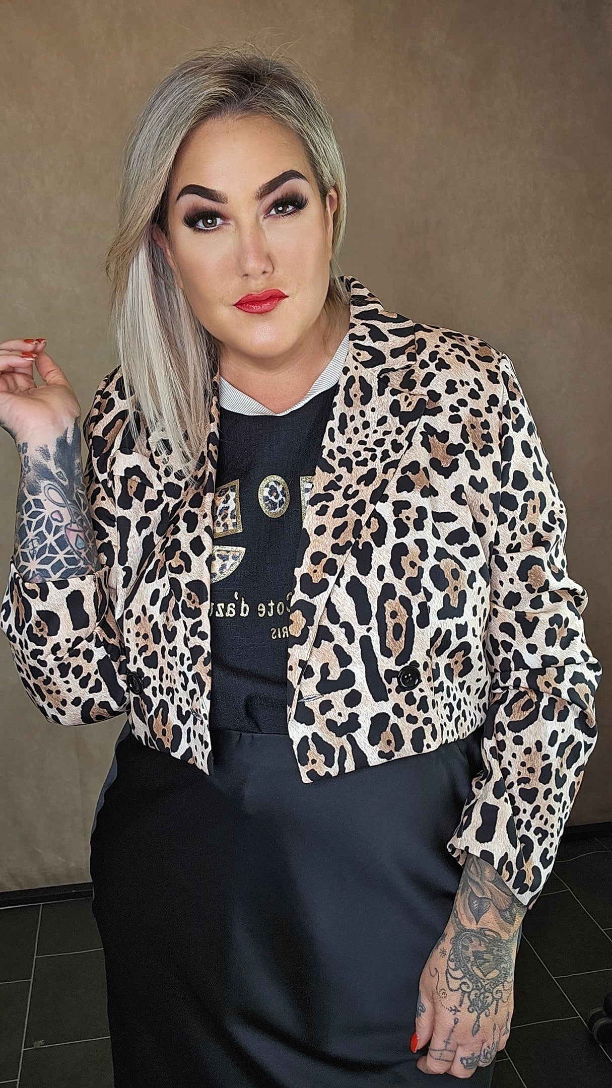 Kurz Blazer "Leo Style"