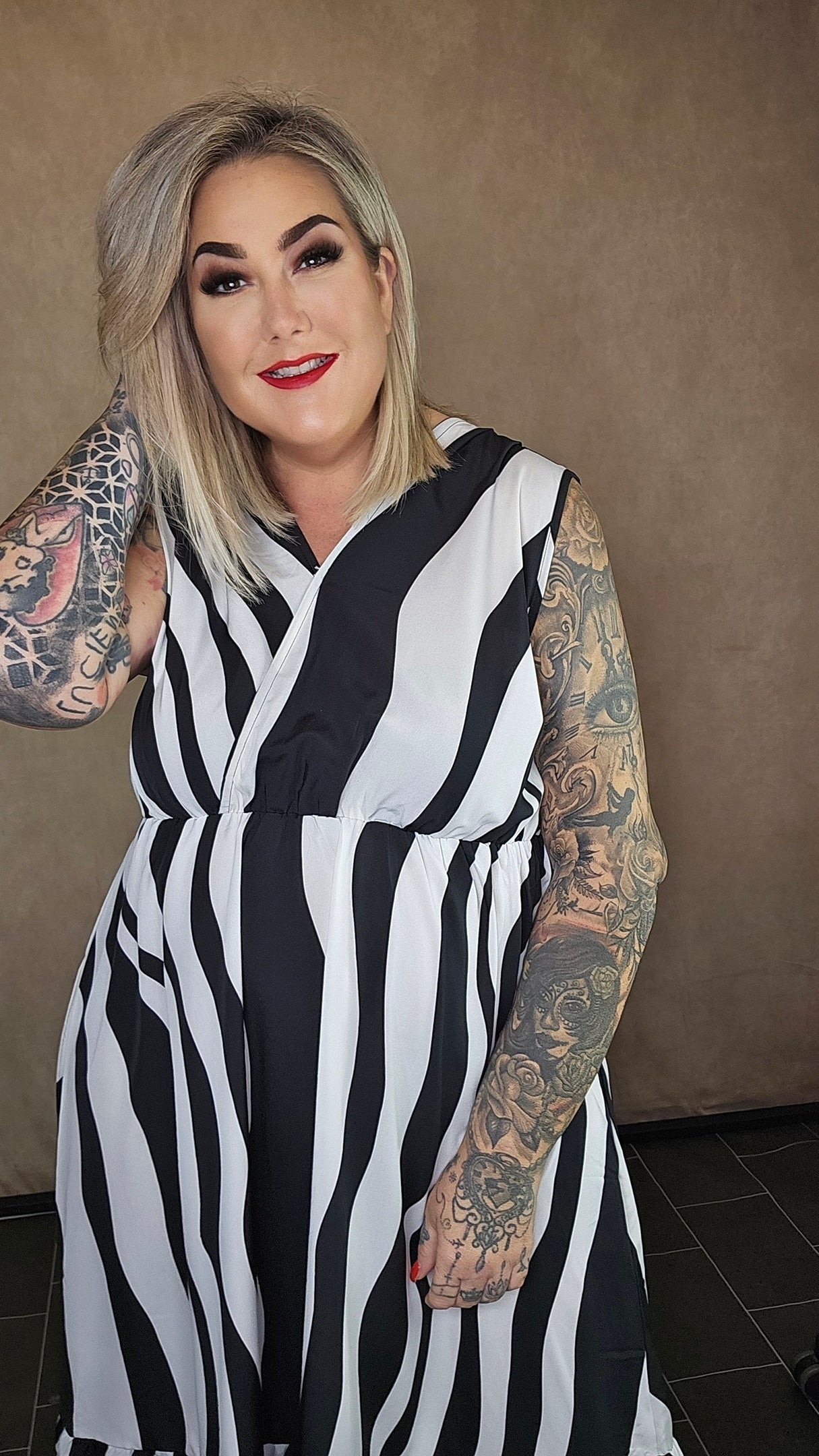Kleid "Waves & Stripes"