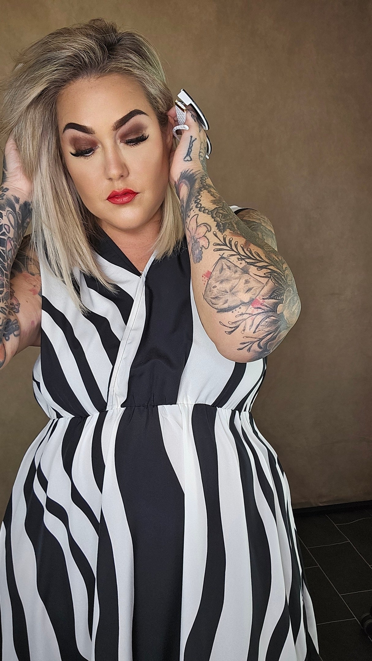 Kleid "Waves & Stripes"