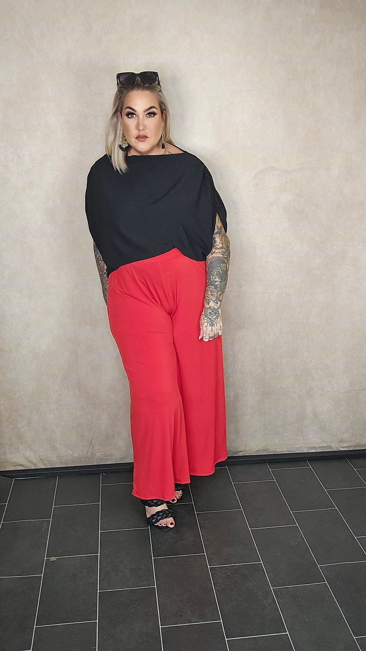 super wide leg Hose "Cara"