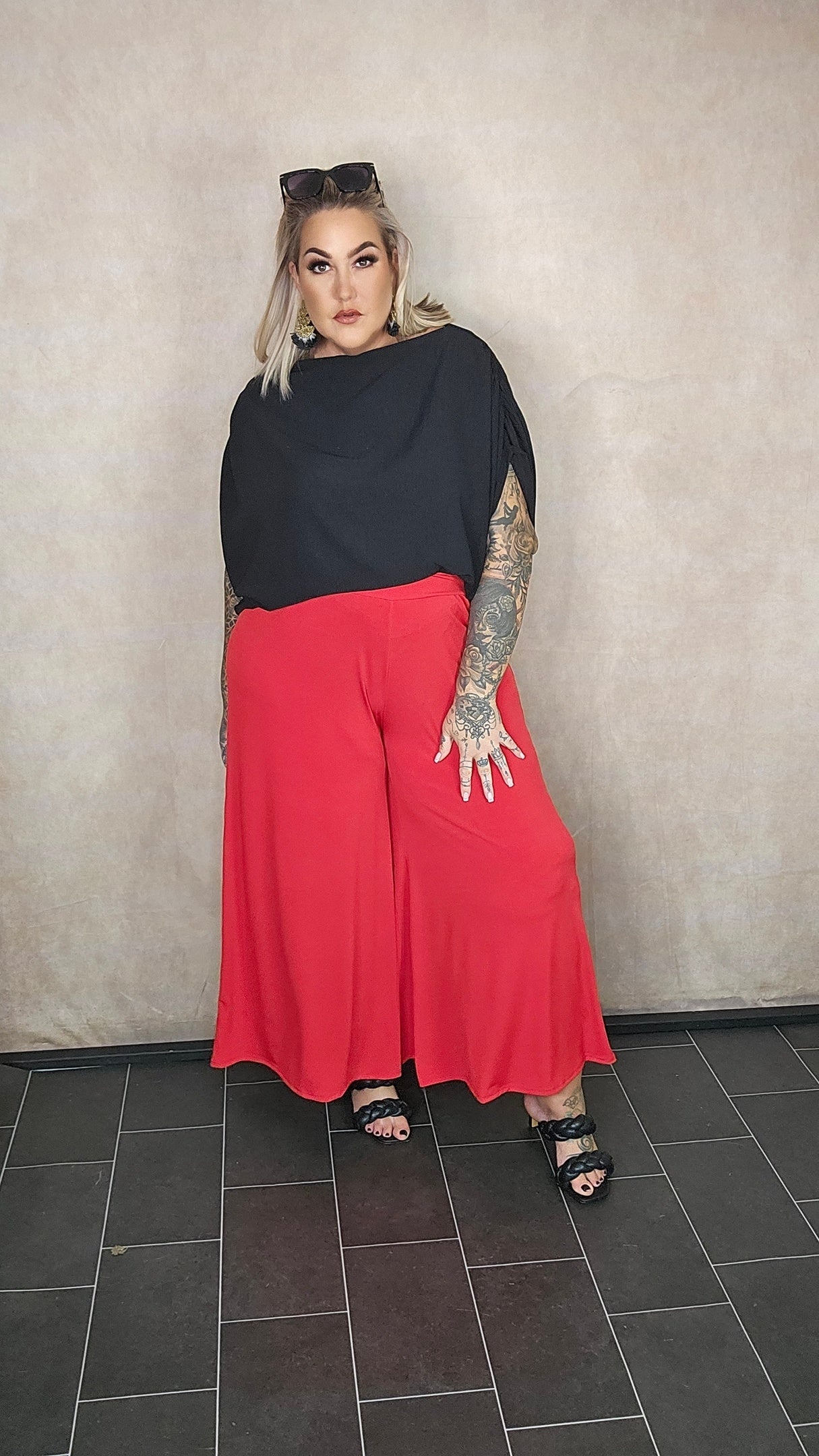 super wide leg Hose "Cara"