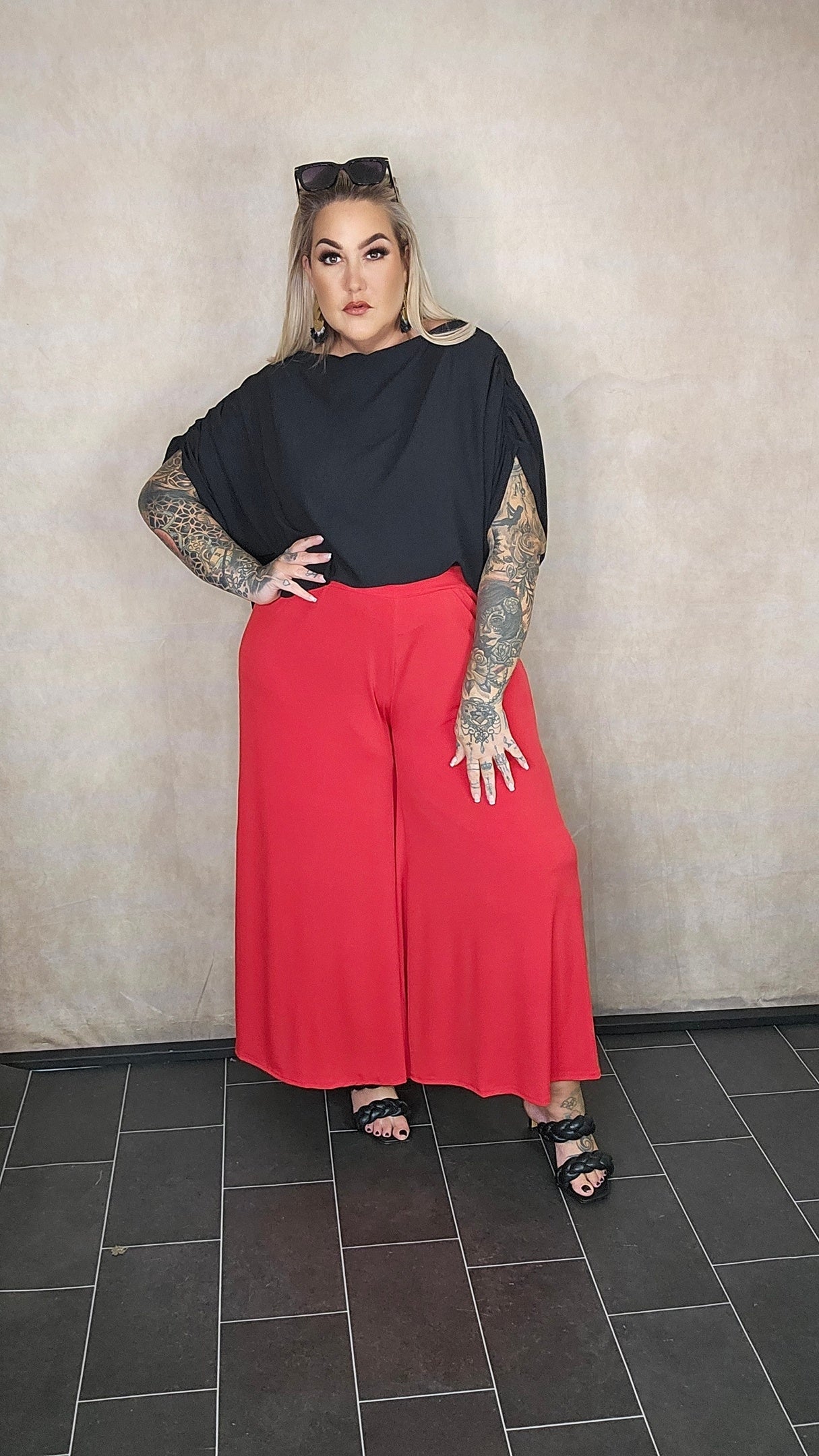 super wide leg Hose "Cara"