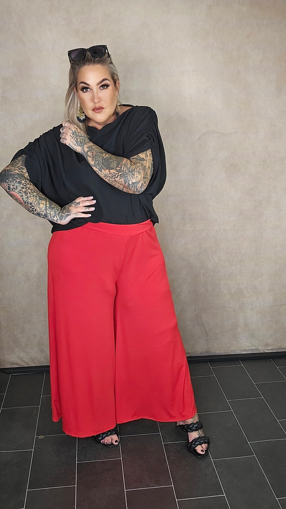 super wide leg Hose "Cara"