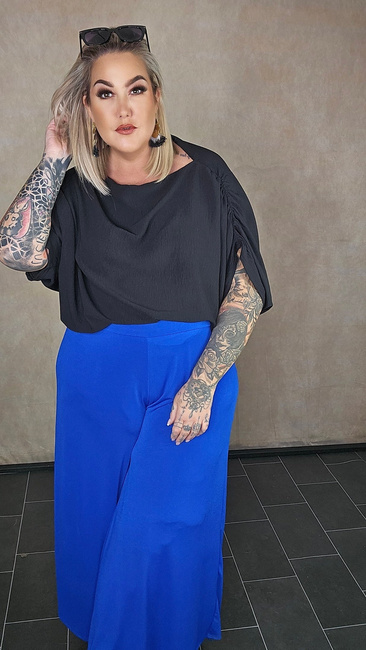 super wide leg Hose "Aurora"