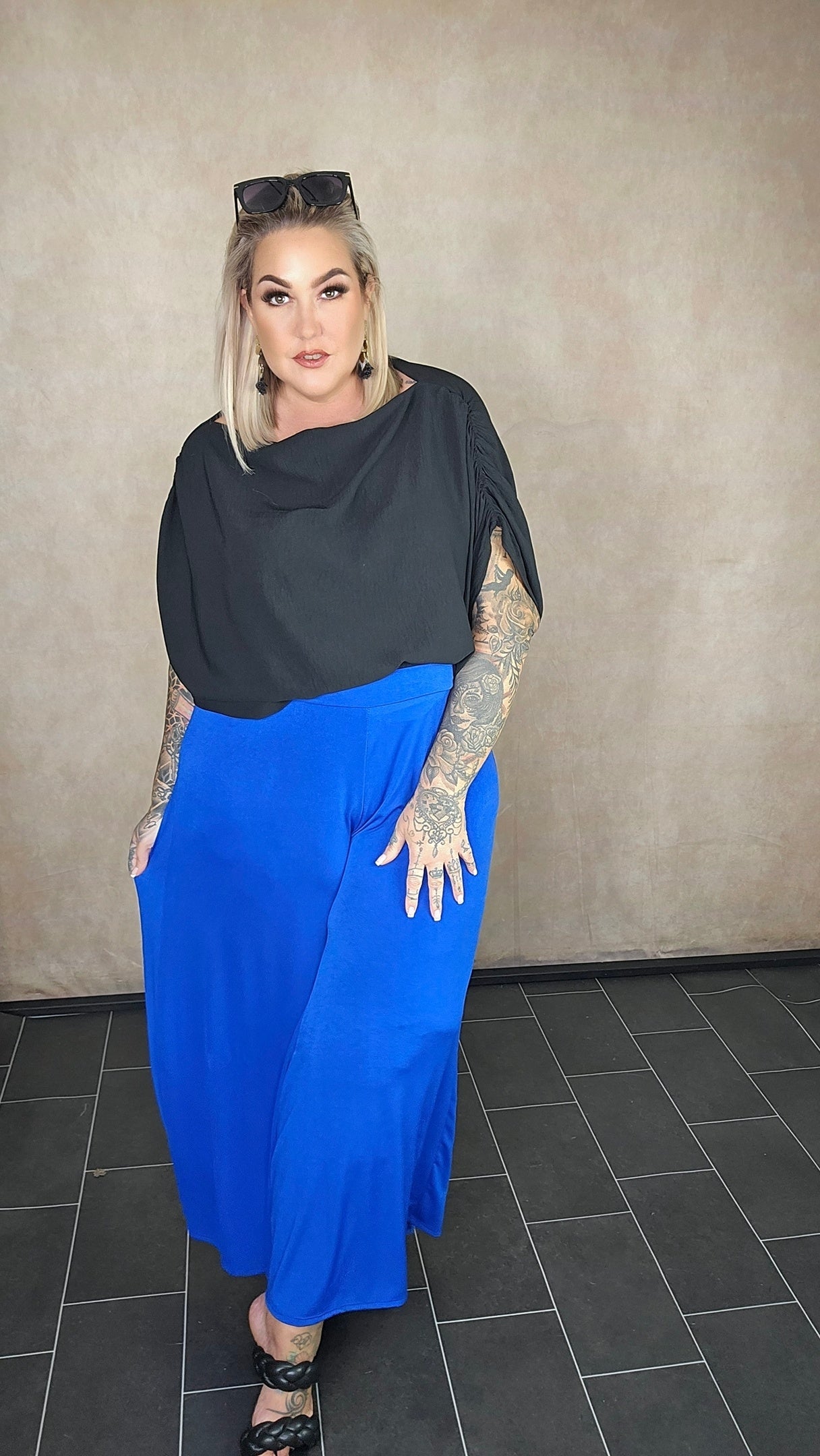 super wide leg Hose "Aurora"