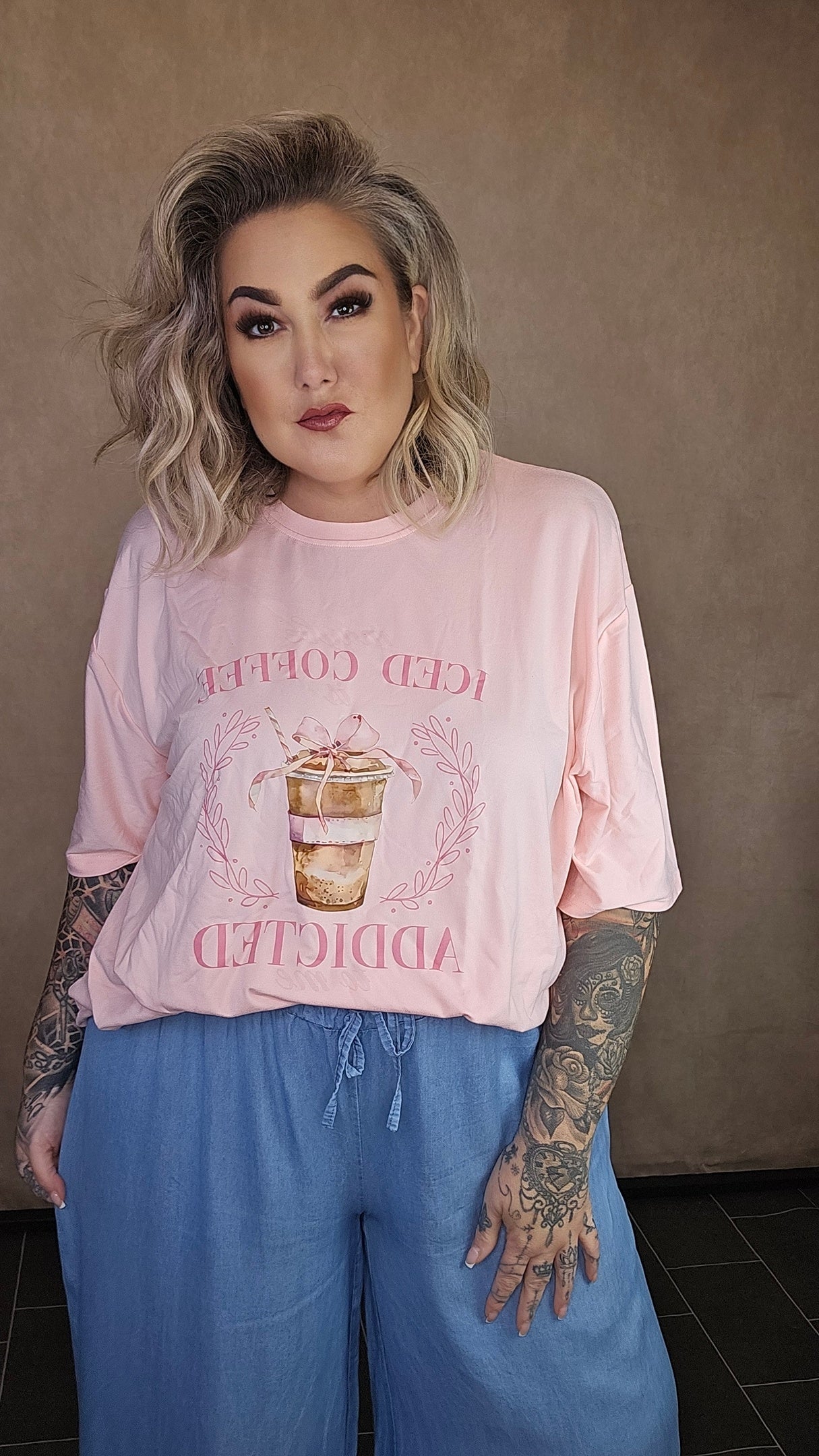 Shirt "iced coffee"